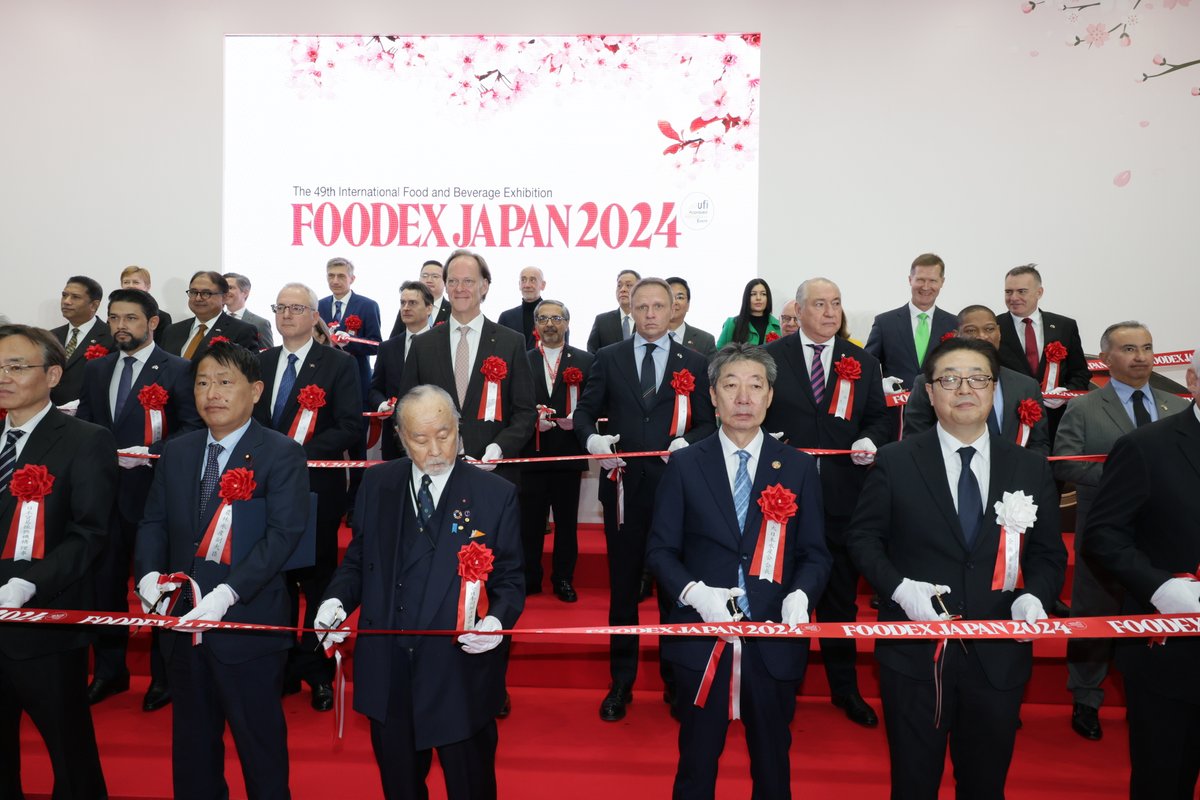 #Tokyo 5 marzo, il Ministro 🇮🇹 @FrancescoLollo1 @SocialMasaf partecipa alla cerimonia di apertura della 49a #FoodexJapan2024 @foodex_j @ITAtradeagency @ItalyinJPN #MadeinItaly #food #wine #italiantaste