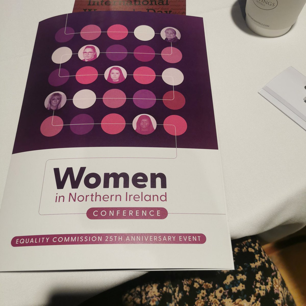 #WomenInNI conference in Belfast, marking #IWD2024 and 25 years of the Equality Commission.