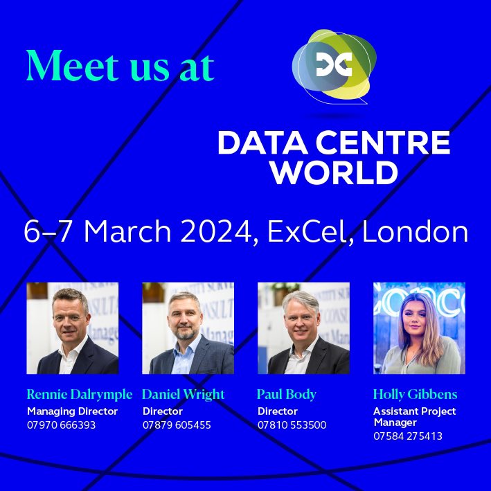 Rennie Dalrymple, Daniel Wright, Paul Body, Holly Gibbens are attending <a href="/DataCentreWorld/">Data Centre World</a> London. An event where World-class data centre experts and end-users from various industries come to share their knowledge and stories of success in the sector.

#weareconcert
#datacentres