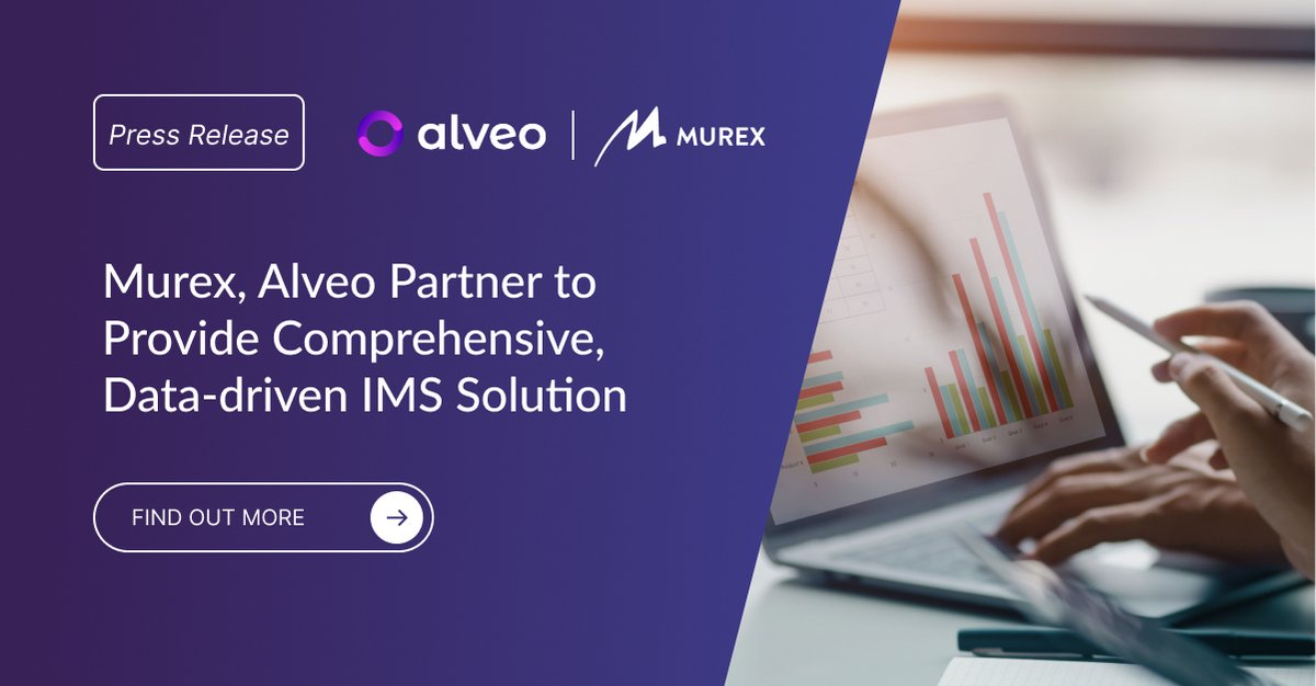 Murex and @alveotechnology are proud to announce a new industry partnership: murex.com/en/news/murex-… #fronttobacktorisk #IMS