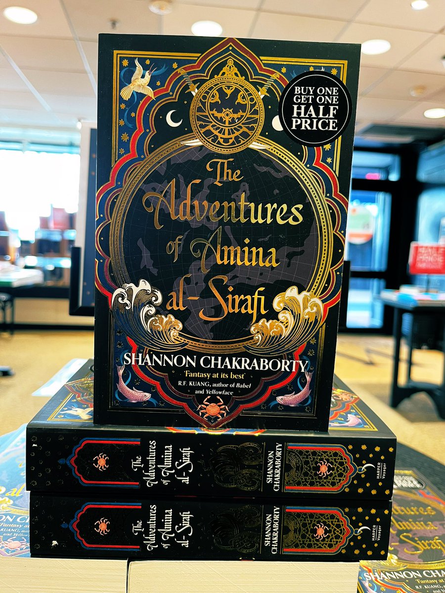 We couldn’t be more pleased with The Adventures of Amina Al-Sirafi being one of our Books of the Month! Angie loved reading it and described it as “a thrilling adventure, full of piracy, myth and the promise of legend.”