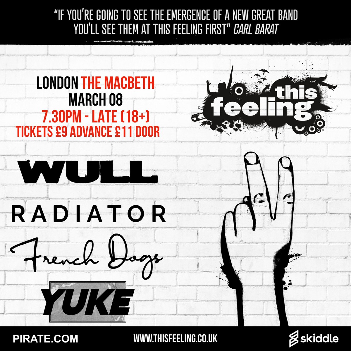 This_Feeling's tweet image. Coming up this week : Friday 🎸 London @TheMacbeth ft. @wullband #Radiator @frenchdogsband &amp;amp; @YUKE_band 

🎟 skiddle.com/whats-on/Londo…

🎶open.spotify.com/playlist/4ZNgT…
