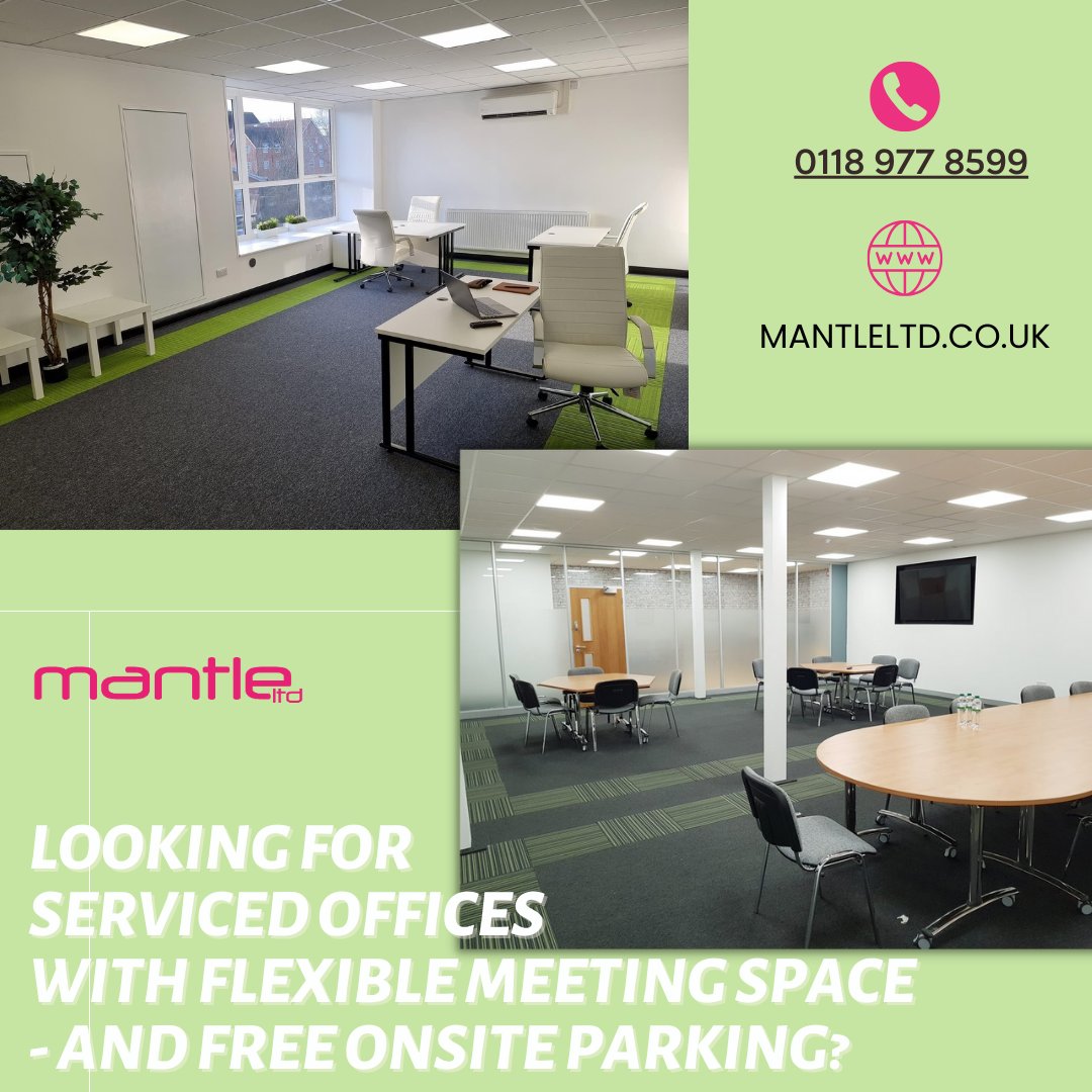 A local base that’s easy for daily travel and where it’s simple to park. We seek to inspire. Come and discover how our adaptive, responsive approach gives you space to reach new levels of success. mantleltd.co.uk #wokinghambusiness #servicedoffices #meetingroom