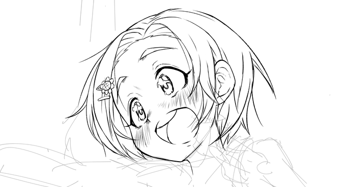 いつかに描き始めて速攻でボツにした薫ちゃん 