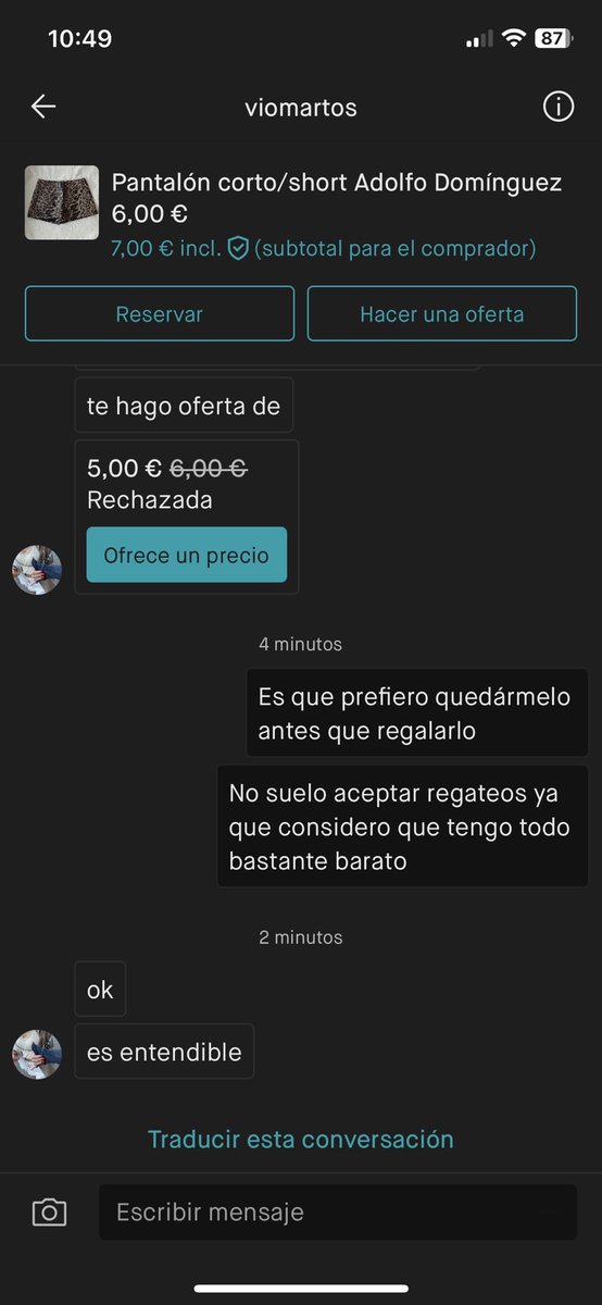 OtherWeirdo's tweet photo. A la gente de Vinted que regateáis lo irregateable ya os pueden dar un poquito por culo :)
Prefiero quedarme las cosas antes que regalarlas, ya que los precios que tengo ya son DE RISA https://t.co/M9MoHiuu8j