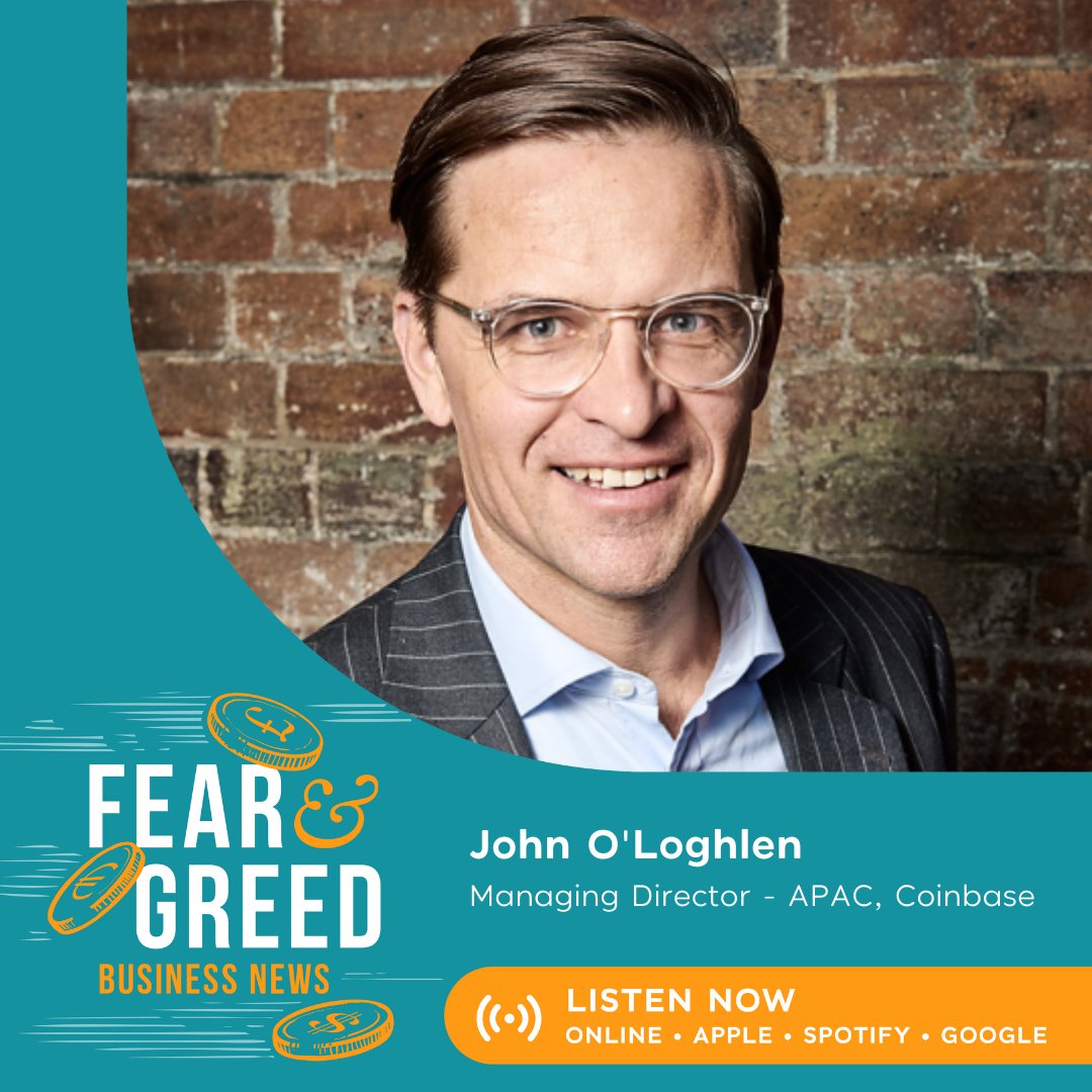 John O'Loghlen from @coinbase_au talks to Sean Aylmer about the recent boom for #Bitcoin , and the potential impact of more regulation of #crypto. Listen here 🎧 omny.fm/shows/fear-and…