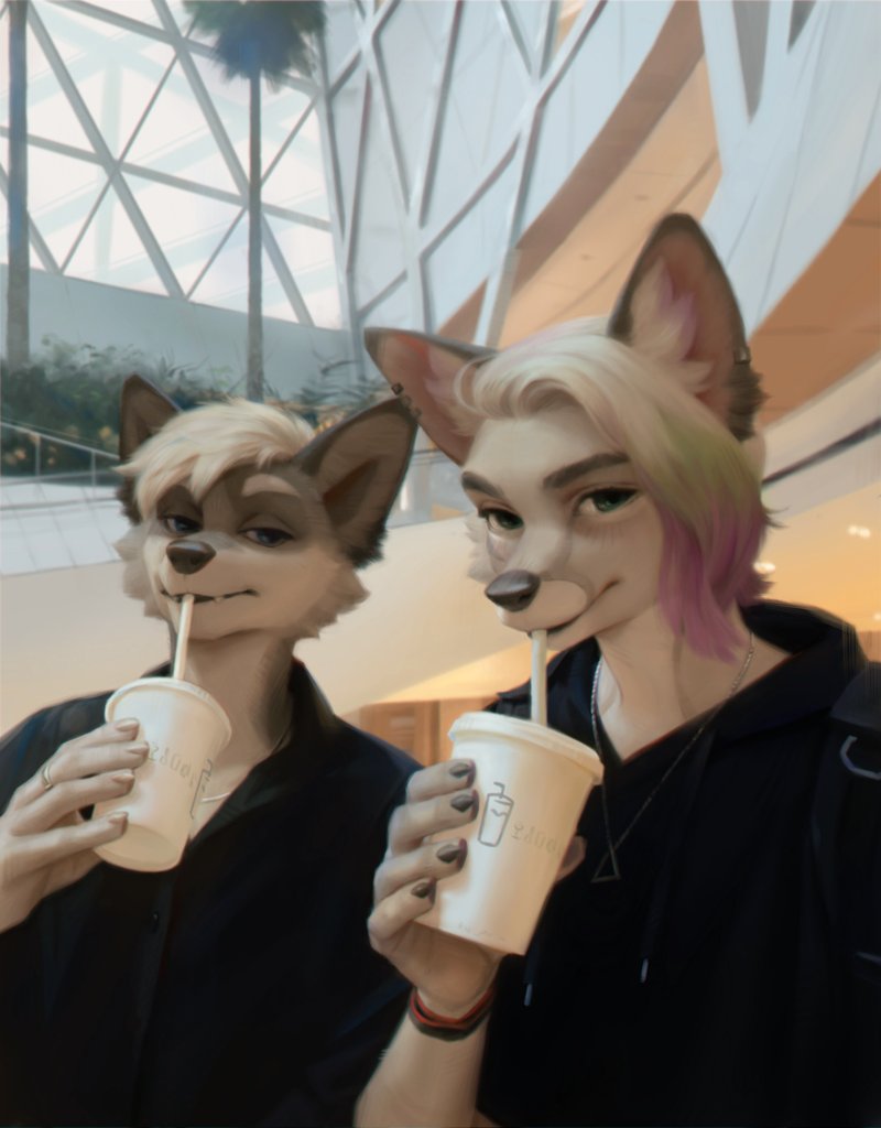 🐺🦊🥤🥤

🦊:<a href="/nebulisk/">nebu</a> 
🖌:<a href="/terrygrimm/">Terry</a> (Drawover/Distorted Memories Commission)