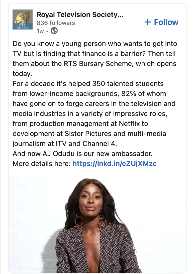 I bet you know someone who needs to see this?! People ask me all the time "How did you get into TV? ...How can I?" The answer is complicated; nothing is a straight line. But talent isn't discovered under a rock, it emerges when people strive. X
