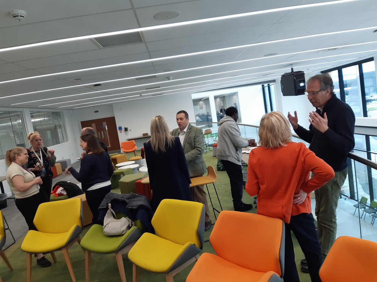 Great group of #CEOs and #seniorleader @_aurainnovation Centre today for chat around @claireant #succession planning for #vcse sector. Great to feel the energy of the #Connections in the room!