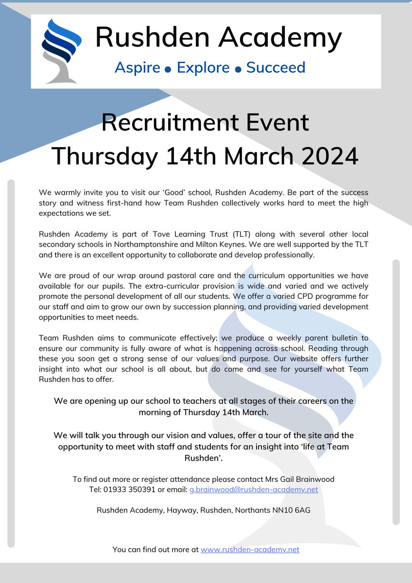 Rushden Academy (@rushden_academy) on Twitter photo 