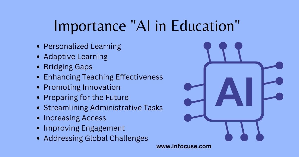 GoInfocuse's tweet image. Importance &quot;AI in Education&quot;
#importanceaiineducation #techandai #aiineducation @GoInfocuse