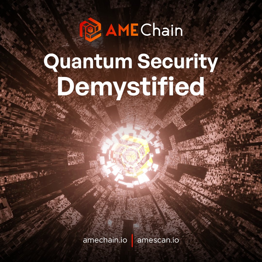 🔒 Quantum Security Demystified: How AME Chain Safeguards Your Digital Assets. 📊💪 Delve into the intricate world of quantum security and discover how AME Chain fortifies your digital assets. 🔐 #SecurityFirst #AMEChain