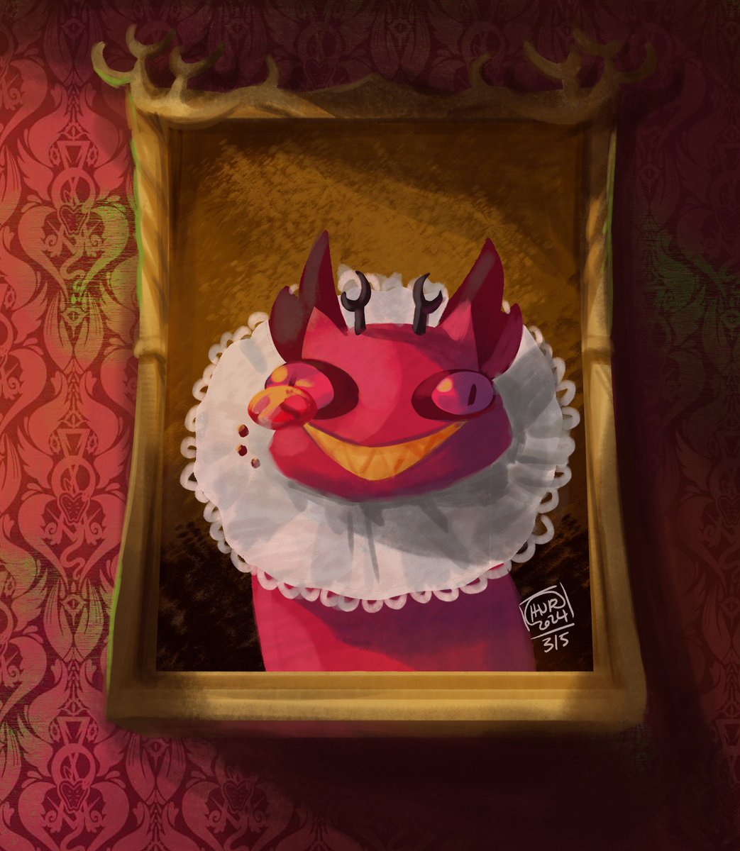 Just found out what #CursedCatAlastor was and spent two minutes wheezing while scrolling through pictures…

Felt a little light headed but I had a vision.

I present my contribution to the cursed cat collection 🐓

#hazbinhotel #alastor #hazbinhotelfanart