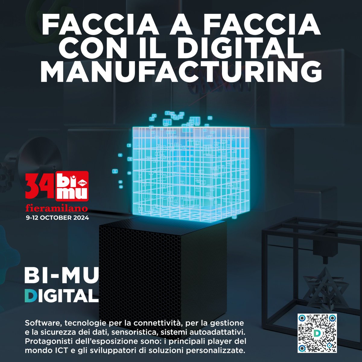 BIMU2026's tweet photo. 👨🏽💻 #BIMUdigital di #34BIMU porterà in fiera #software, tecnologie per la #connettività, per la #gestione e la #sicurezza dei #dati, #sensoristica, #sistemi #autoadattativi.
🕹 Protagonisti sono: i principali player del mondo #ICT e gli sviluppatori di soluzioni personalizzate. https://t.co/ysmo2e5GMs