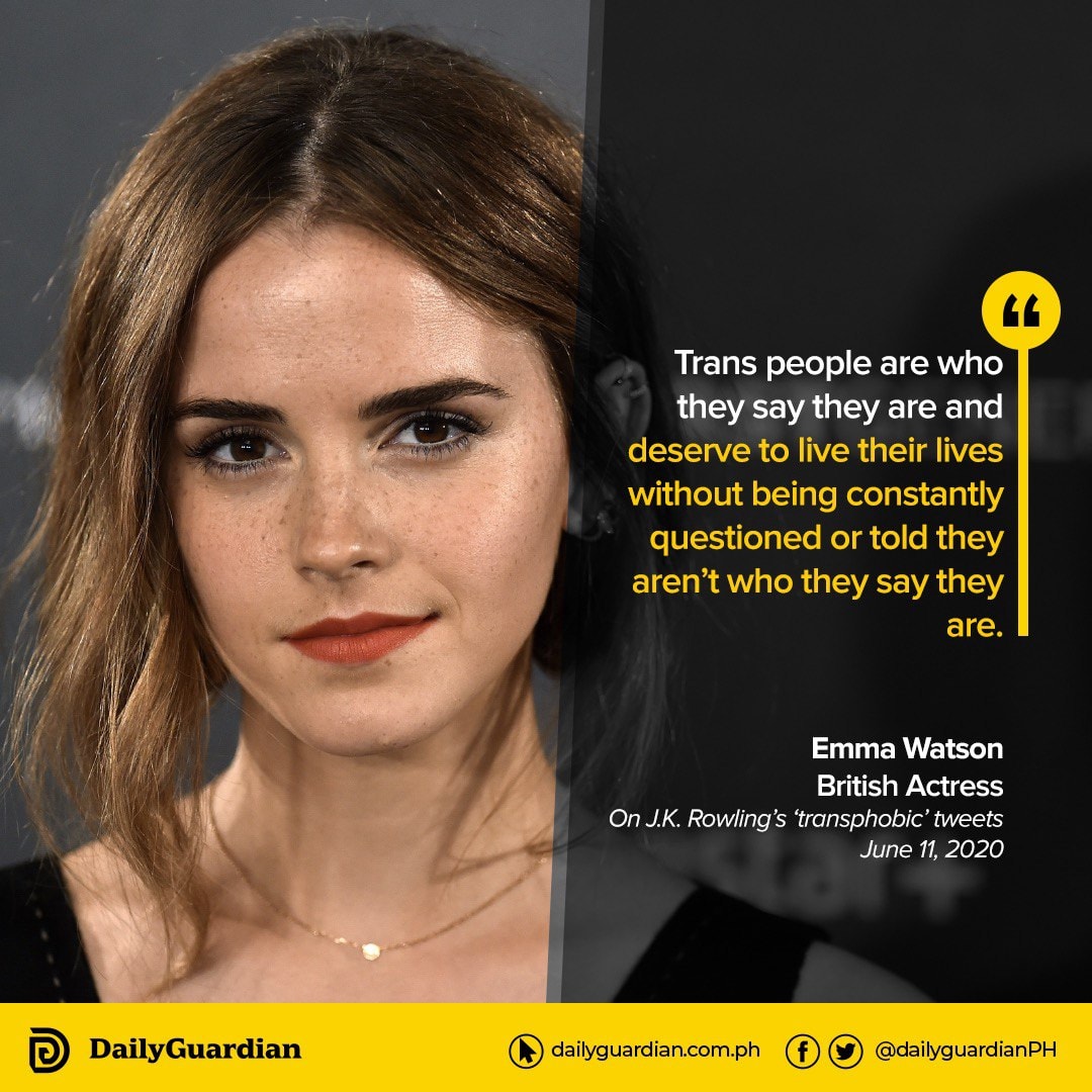 Raise your hand if you totally agree with Emma 💙🏳️‍⚧️