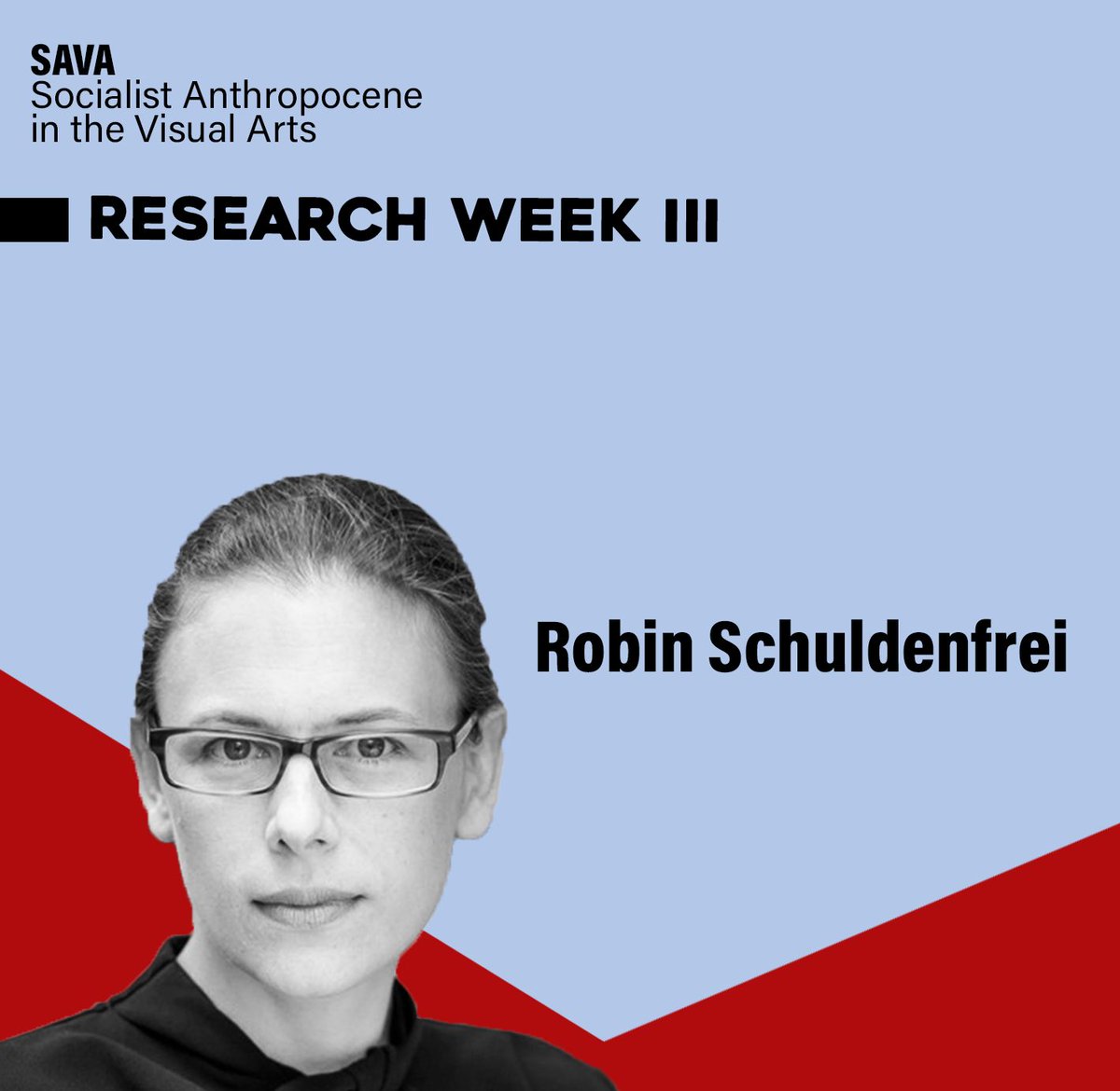 The first Sava Research Week III event will be a screening and Q&amp;A session with director Oleksiy Radynski about his film Infinity according to Florian, with responses from Robin Schuldendrei (Courtauld Institute of Art).

#socialistanthropocene 
Registration is open. Link in bio.