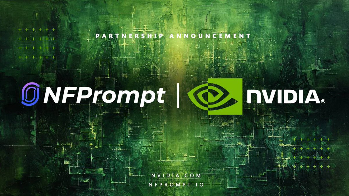 FOR THE PURSUIT OF INNOVATION❗ We're proud to announce that we've joined the @nvidia Developer Program to constantly improve NFPrompt. ☝️ As an #AIxWeb3 dApp, the availability of developer resources would greatly expedite the improvement of our product suite and the sector as