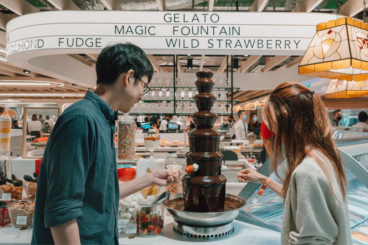 #NEW: Swensen’s returns to Changi Airport Terminal 2 with a brand-new concept! 🍦 The new Swensen’s Unlimited is home to the world’s first Swensen’s buffet concept, featuring a Halal international buffet spread and an impressive range of 48 ice cream flavours