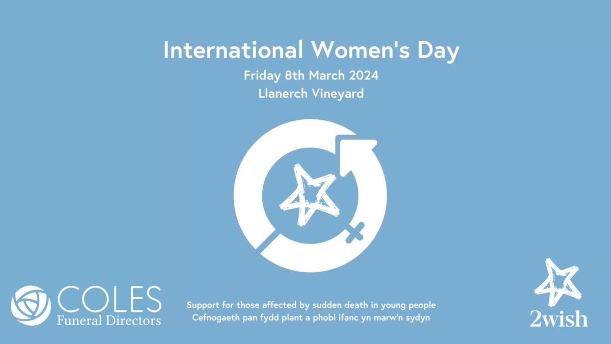 We'll be joining our charity partner, @2 Wish for #IWD2024 at @LlanerchVine this Friday. Keep your eyes peeled for updates on the day👀 And if you'd like to join us, you can grab a ticket here ➡️: 2wish.org.uk/event/internat…