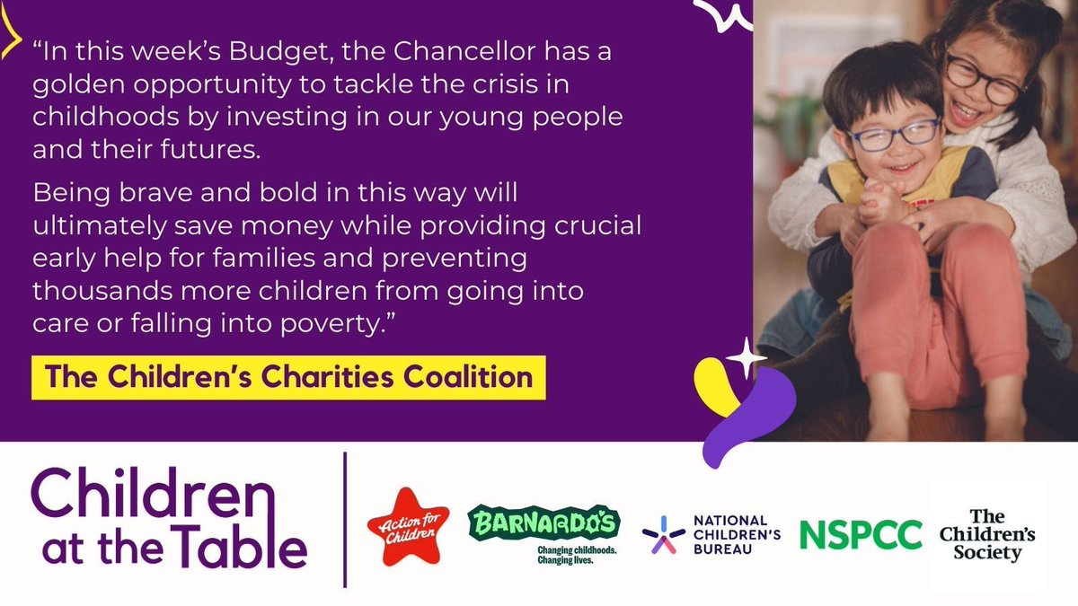 Our children are hurting with millions living in poverty and many struggling with mental health problems or waiting too long or unable to access the support they need. This week the Chancellor has the chance to help them. Our statement: buff.ly/49UkAJp #ChildrenAtTheTable