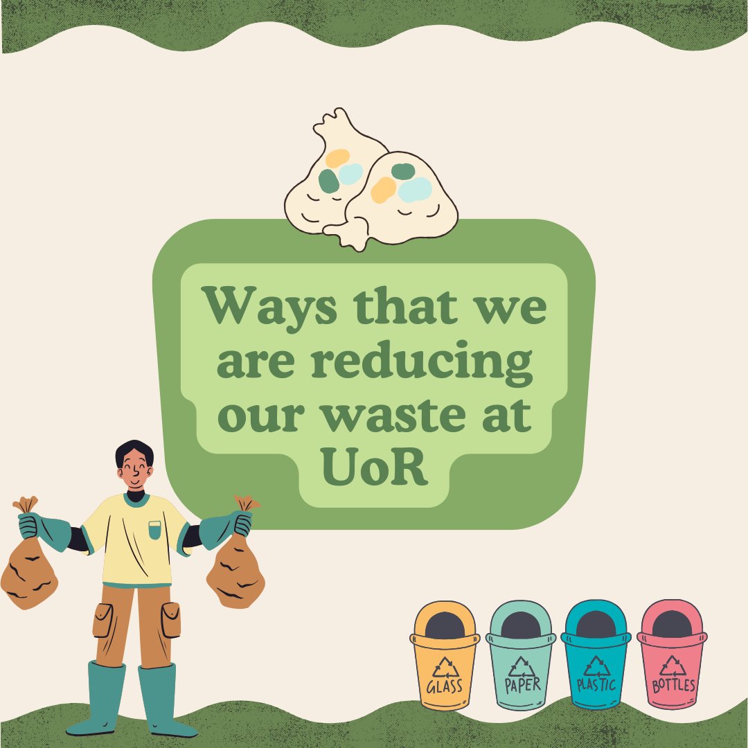At Reading University we are always trying to find new ways to reduce our waste and manage our resources through innovative recycling initiatives and re-using schemes, find out how we're making progress at: ow.ly/bpM150QIHTH #sustainability #wastereduction