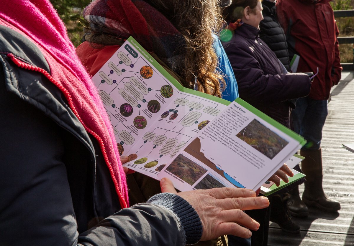 Field Guides for Raised Bogs are now available to download! Step 1: 📱Visit communitywetlandsforum.ie/resources Step 2: ➡️Go to 'Field Guides' Step 3: 📥Download the guide you want Step 4: 🏃Get to your nearest bog to try them out!
