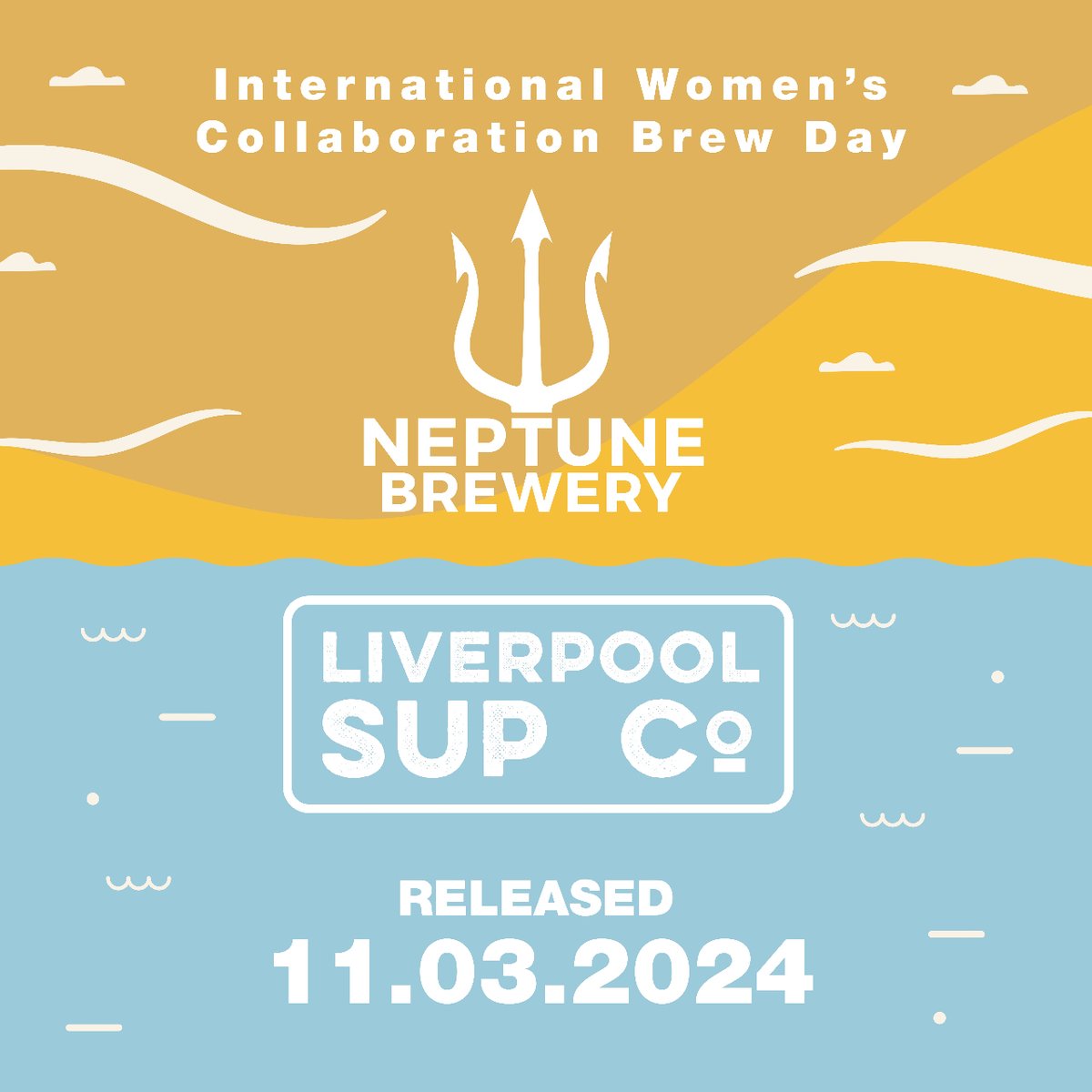 Neptune Brewery (@neptunebrewery) on Twitter photo In preparation for #IWCBD, a fantastic group of women got together at the brewery to brew a beer in partnership with <a href="/LiverpoolSUPCo/">Liverpool SUP Co.</a>, under the guidance of Julie and Alice.
The beer is released on Monday, and we can’t wait for you to try it! 🔱 In preparation for #IWCBD, a fantastic group of women got together at the brewery to brew a beer in partnership with <a href="/LiverpoolSUPCo/">Liverpool SUP Co.</a>, under the guidance of Julie and Alice.
The beer is released on Monday, and we can’t wait for you to try it! 🔱