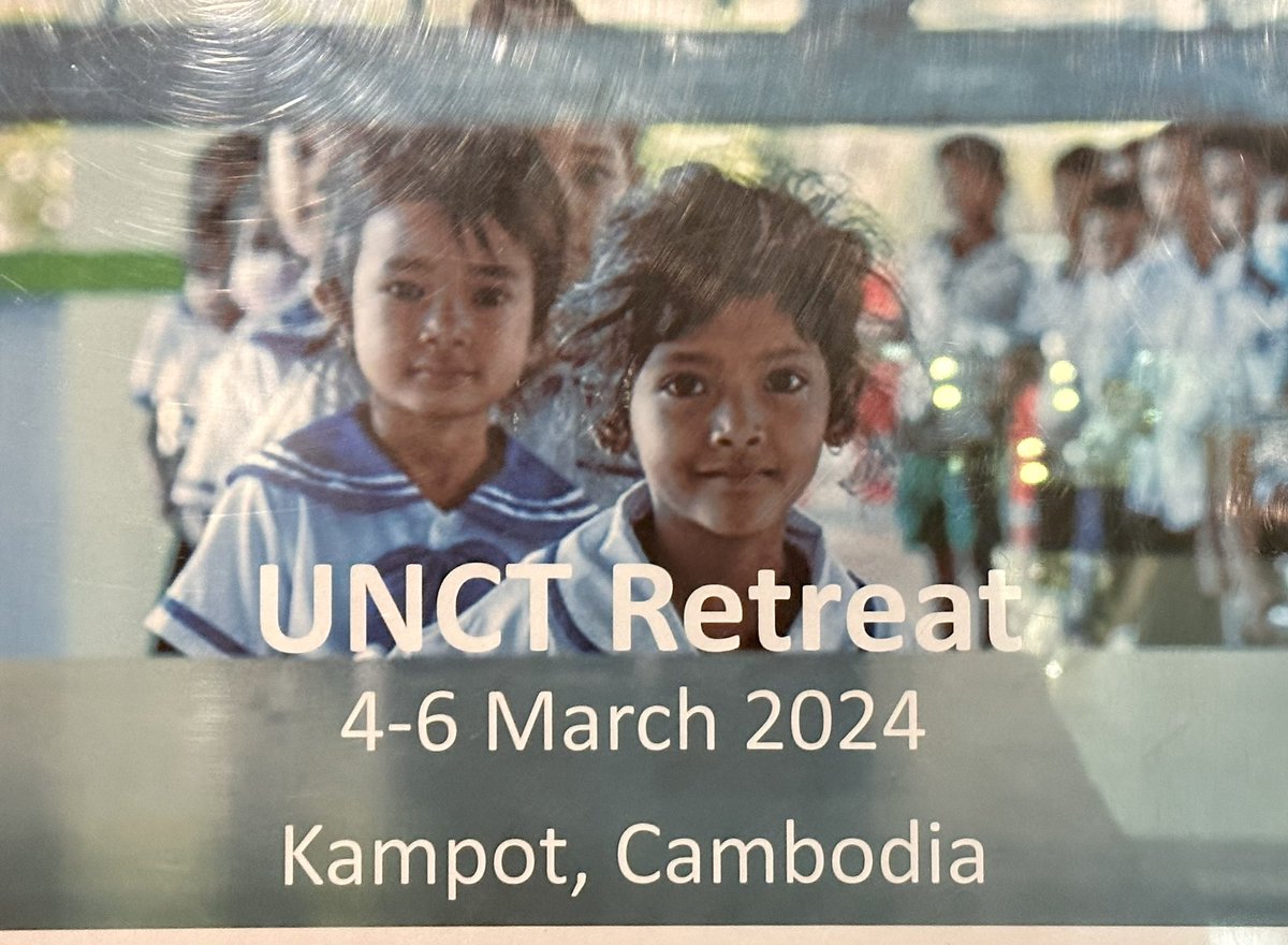 The UNCT in #Cambodia dedicates time to discuss delivery in key areas - transitions - to accelerate Cambodia’s #SDG achievement