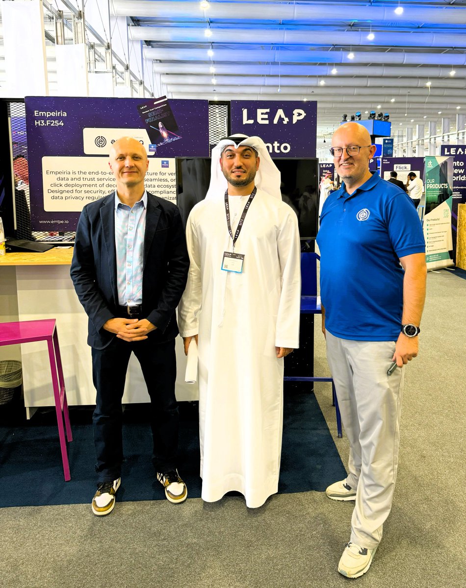 empe_io's tweet photo. Our first day at #LEAP 2024 (@LEAPandInnovate) was packed with meaningful meetings, vibrant interactions, and valuable connections 💼🤝

#techevent #techInnovation #connections #Empeiria #DataOfTheFuture