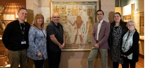 Archaeologist Howard Carter’s rare artwork is now on display at the Egypt Centre. Check it out here: bit.ly/48Hofcw