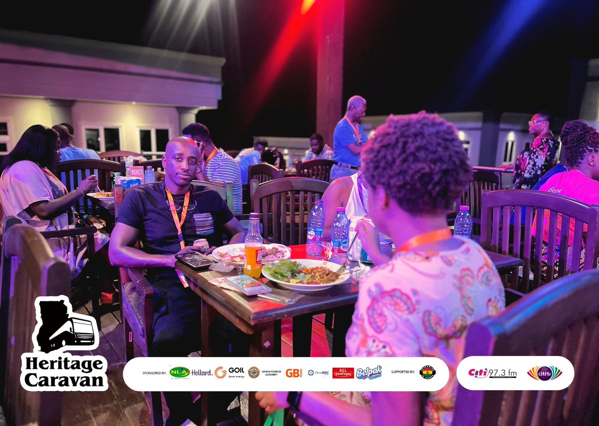 📍Rock City Hotel, Eastern Region | #HeritageCaravan2024 Wondering what happened last night? It was filled with a blend of music and the delights of food—a truly nourishing experience for both body and soul. Special thanks to @LotteryGhana @Hollard @HollardGhana