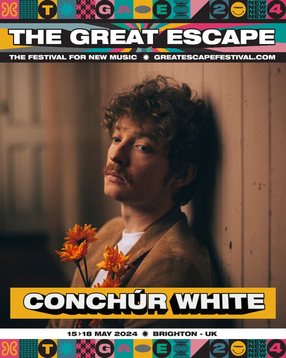 15th-18th May 2024 @conchurwhite will join the amazing line-up for this year's @thegreatescape in Brighton. Tickets greatescapefestival.com/buy-festival-t…