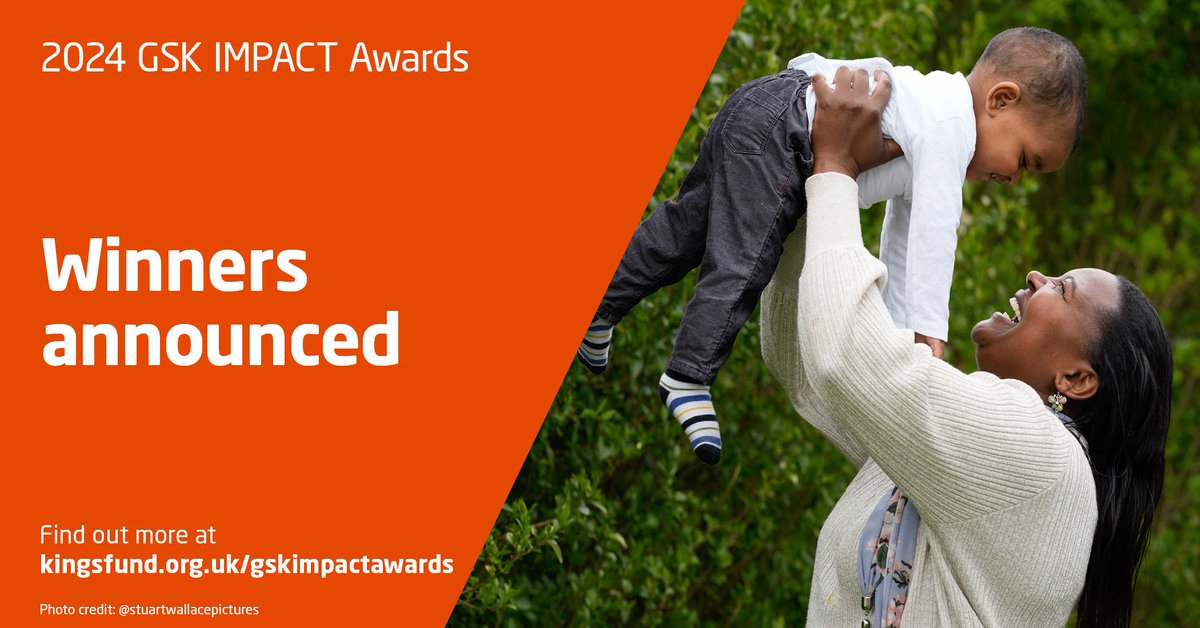 🧵 Congratulations to the 10 winning charities of the 2024 @GSK IMPACT Awards! The awards recognise the amazing work done by charities to support the health and wellbeing of their communities. Find out more about the winners… #GSKIMPACTUK kingsfund.org.uk/insight-and-an…