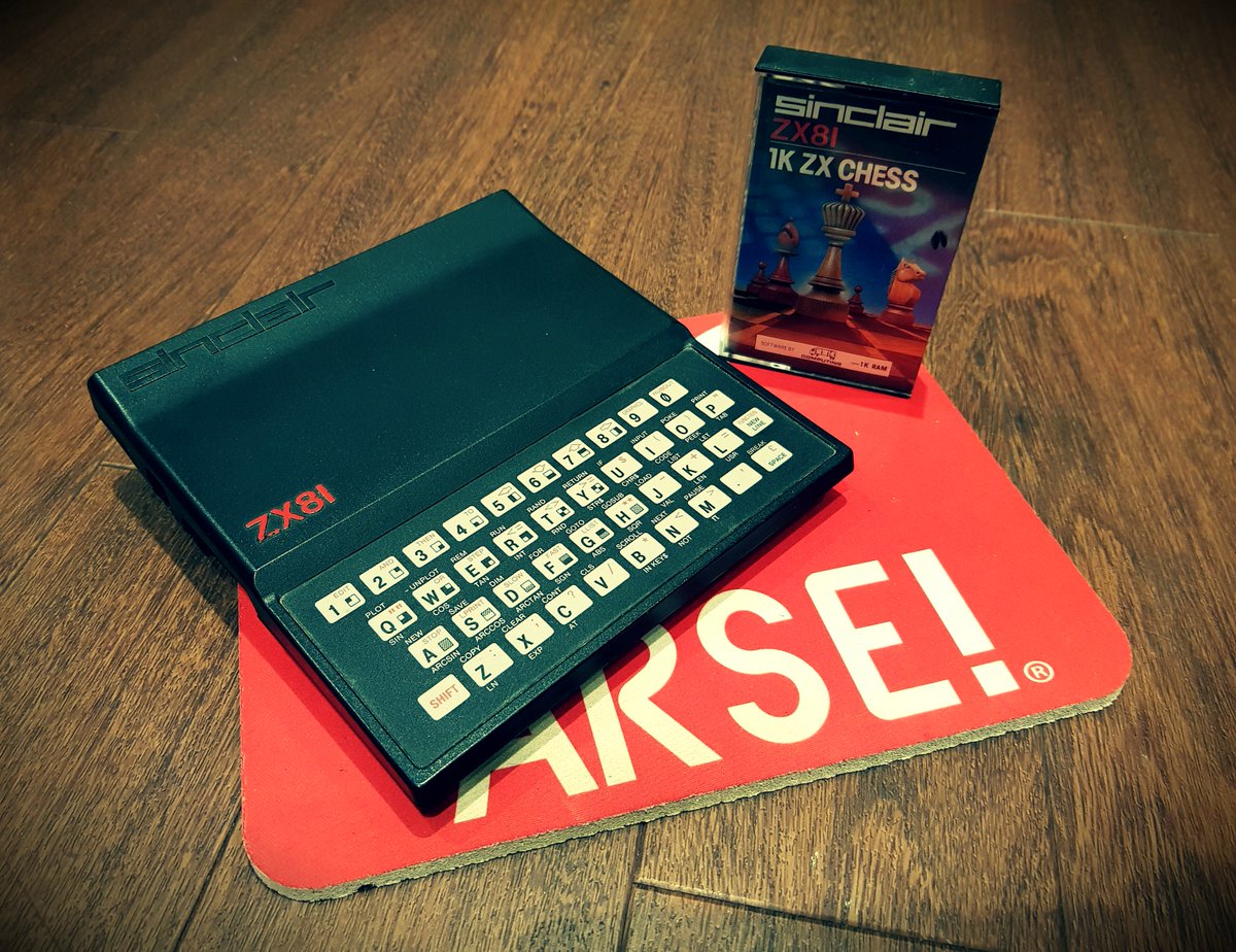 Happy 43rd birthday to the Sinclair ZX81, which was released on this day in 1981.

My very first computer ❤️