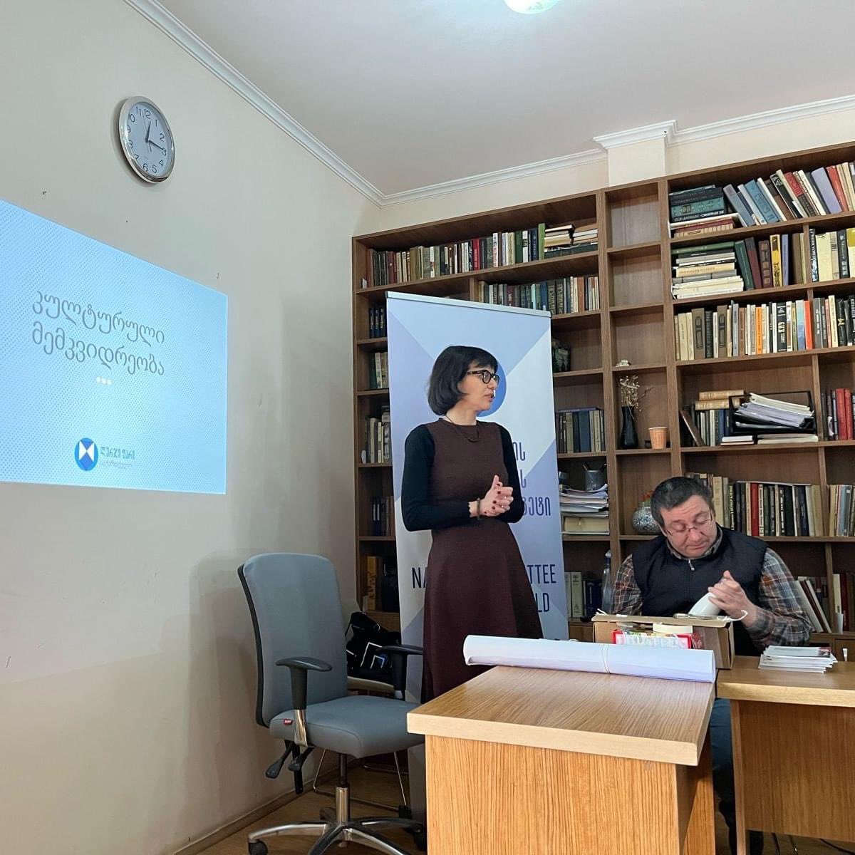 blueshieldgeo's tweet photo. 🔵 The training organized by Blue Shield Georgia and funded by @usingeo - "First Aid to Cultural Heritage in times of Crisis" was held at the Art School of Nikozi. 
The participants learned about the threats to cultural heritage and participated in practical exercises. https://t.co/fV9GGTHqYZ