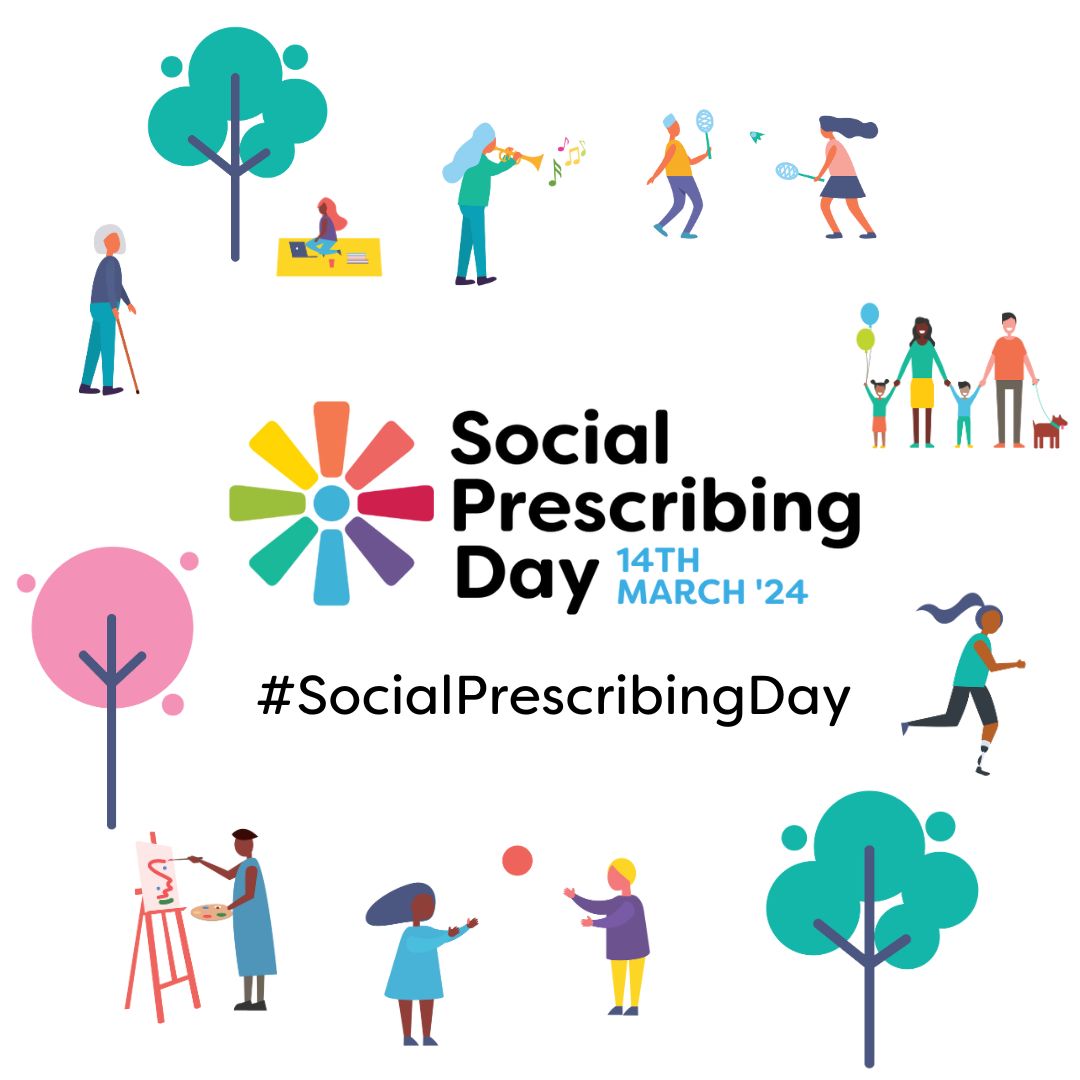 CREATIVE WELLBEING DAY - THURS 14 MARCH 🎭 This year, on National Social Prescribing Day, we're celebrating creativity and culture and how it can help to improve our mental and physical well-being. 🎨