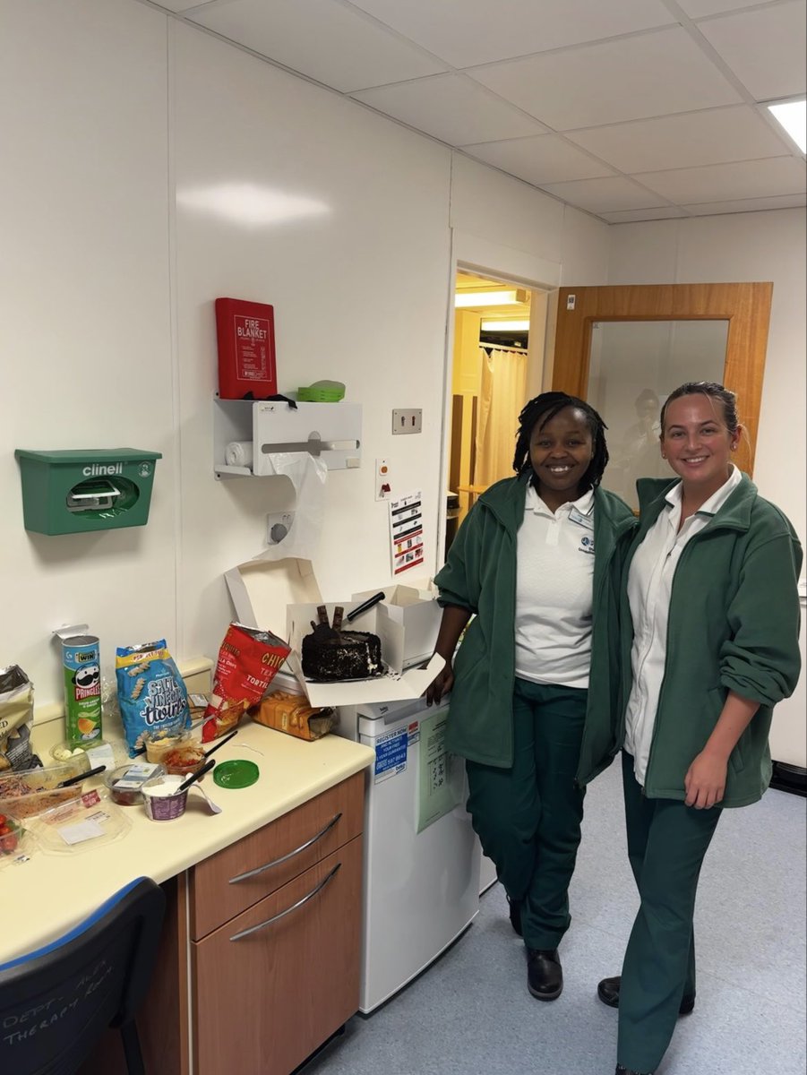 Hannah recently supported Natasha on her first Occupational Therapy placement, this was celebrated with a shared lunch with the OT team. Well done Natasha #worktogethercelebratetogether