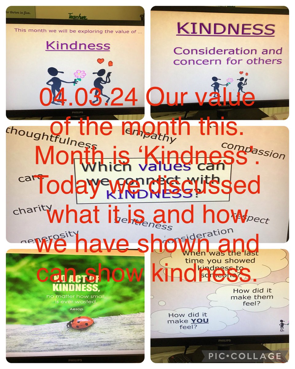 Year 2 had a very busy day yesterday introducing our new value of the month… ‘Kindness’ #gorsewoodpshe