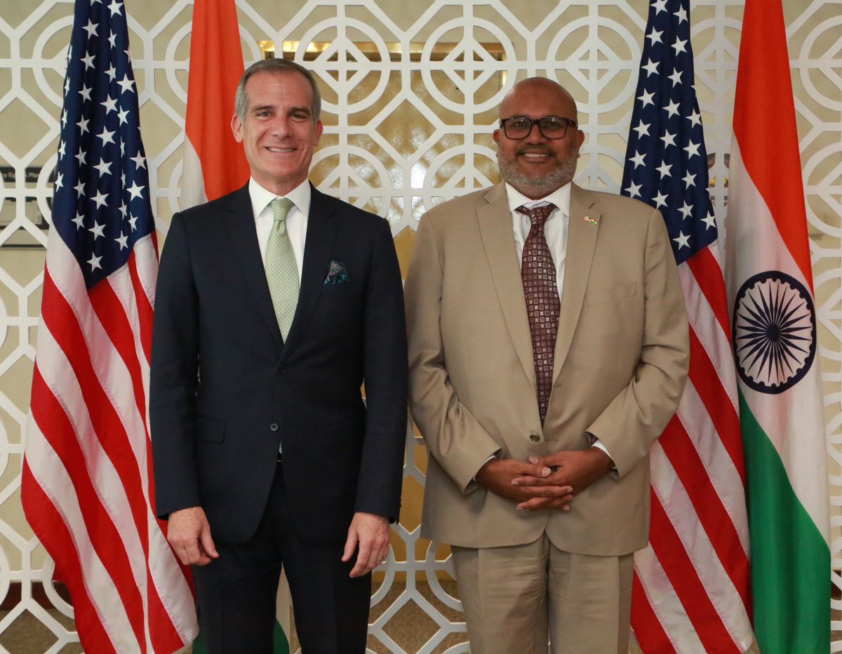 Had an engaging meeting with @TradeGov Assistant Secretary Arun Venkatraman. We spoke about ways to enhance the #USIndiaTrade relationship and the critical importance of this strategic partnership. #USIndiaFWD