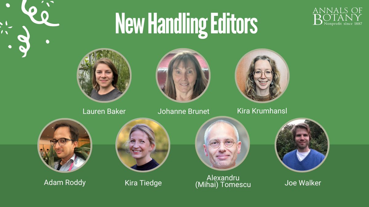 Annals of Botany (@annbot) on Twitter photo 🌿 Exciting news from <a href="/annbot/">Annals of Botany</a> ! 🌿 We're thrilled to welcome 7 new handling editors to our editorial board, each bringing invaluable expertise to guide groundbreaking research in the field. 🌿 Exciting news from <a href="/annbot/">Annals of Botany</a> ! 🌿 We're thrilled to welcome 7 new handling editors to our editorial board, each bringing invaluable expertise to guide groundbreaking research in the field.