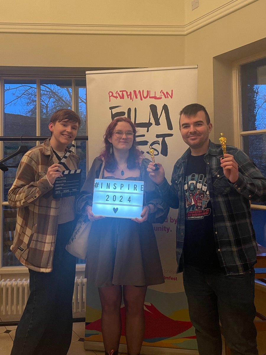 STUDENT SUCCESS! 🎉 Congratulations to Cinematic Arts students Emily, Lauren & John for making the Cinemagic shortlist with their short film 'A Flare for Music'. Also, catch it screening at the Dublin Smartphone Film Festival later this month! 🎬🎶 #WeAreUU #ShortFilm #Cinemagic