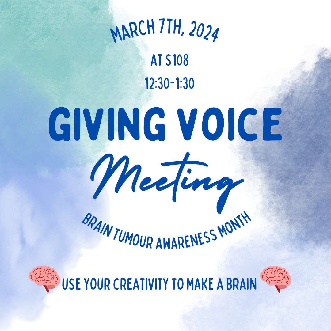 Come and join us at our next meeting!!
You will have the chance to make a brain in support of brain tumour awareness month out of all sorts of materials🎨 come and unleash your creativity this Thursday lunchtime!✨