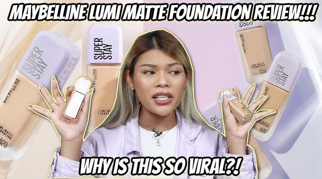 NEW VLOG IS UP BABES 💜✨
*NEW* MAYBELLINE LUMI MATTE FOUNDATION REVIEW! FOR OILY/SWEATY SKIN! + FLASH TEST &amp; WEAR TEST!!!
youtu.be/KwoN7n6mROI
youtu.be/KwoN7n6mROI
youtu.be/KwoN7n6mROI