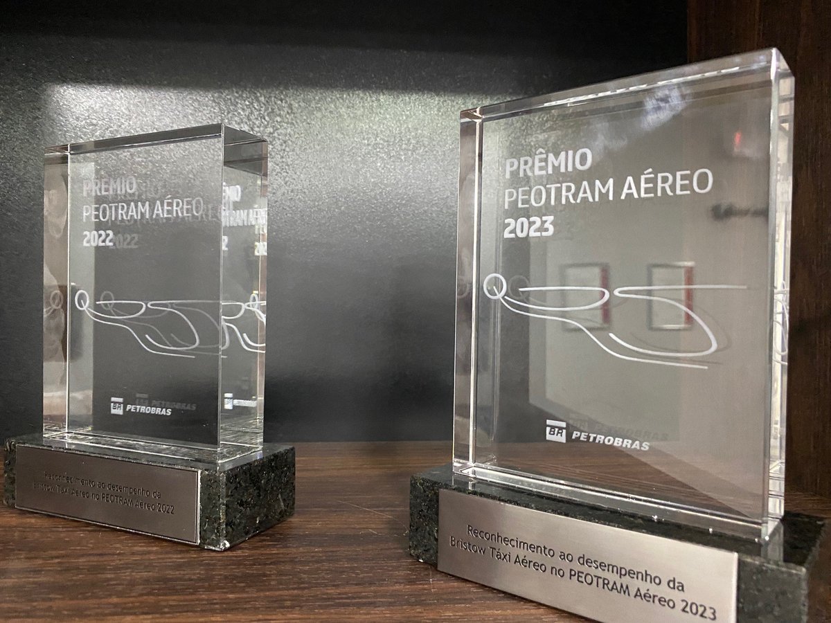 Bristow Brazil was named Petrobras's 'Best Air Operator' for the second straight year at the annual Peotram Awards! We’re proud our team's unwavering commitment to safety, service and operational excellence. Parabéns Bristow Brasil! #ProudToBeBristow #BristowBrazil #Petrobras