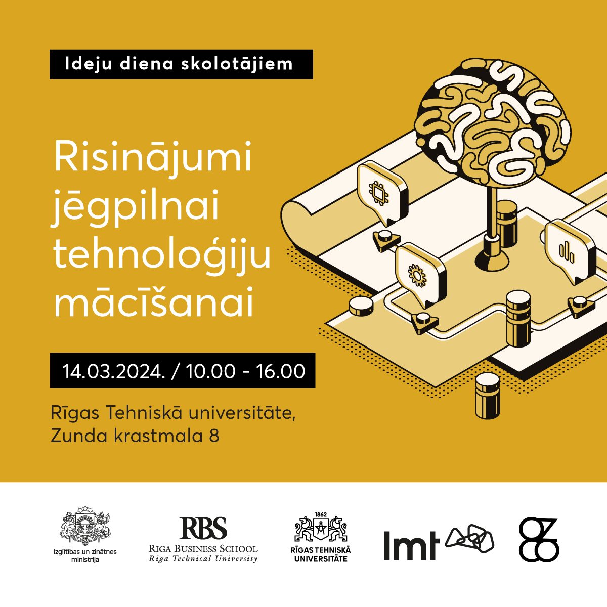 👉Šī gada 14. martā Latvijā jau otro gadu norisināsies skolotāju un skolu vadības pārstāvju konference “Ideju diena”. Uzzini vairāk: idejudiena.rbs.lv