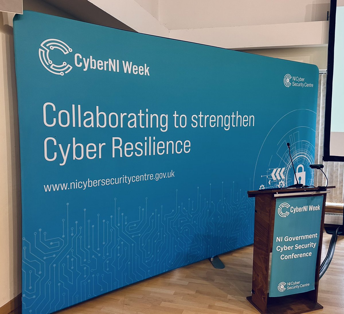 NI Cyber Security Centre (@nicybersc) on Twitter photo The scene is set and the <a href="/NICyberSC/">NI Cyber Security Centre</a> team are ready for our inaugural Government Cyber Security Conference! Looking forward to engaging with stakeholders today and over the course of the week! #CyberNIWeek24 The scene is set and the <a href="/NICyberSC/">NI Cyber Security Centre</a> team are ready for our inaugural Government Cyber Security Conference! Looking forward to engaging with stakeholders today and over the course of the week! #CyberNIWeek24