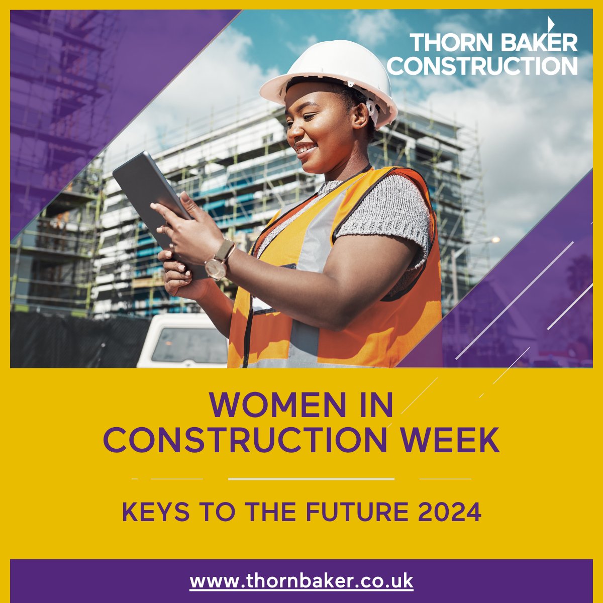 ThornBakerConst's tweet image. 👷‍♀️Celebrating Women in Construction Week!👷‍♀️ 

Let's break barriers and build a more inclusive industry together. Your strength is the scaffold of our success. 

#womeninconstruction #buildingequality #keystothefuture