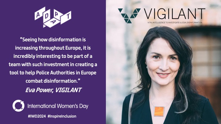 The ADAPT Centre (@adaptcentre) on Twitter photo To start this week of celebration for #IWD2024 off, we highlight <a href="/EUvigilant/">Vigilant Project</a>, an interdisciplinary effort by a consortium of leading researchers & experts to help Police Authorities counter #disinformation linked to criminal activities. #InspireInclusion
adaptcentre.ie/news-and-event… To start this week of celebration for #IWD2024 off, we highlight <a href="/EUvigilant/">Vigilant Project</a>, an interdisciplinary effort by a consortium of leading researchers & experts to help Police Authorities counter #disinformation linked to criminal activities. #InspireInclusion
adaptcentre.ie/news-and-event…