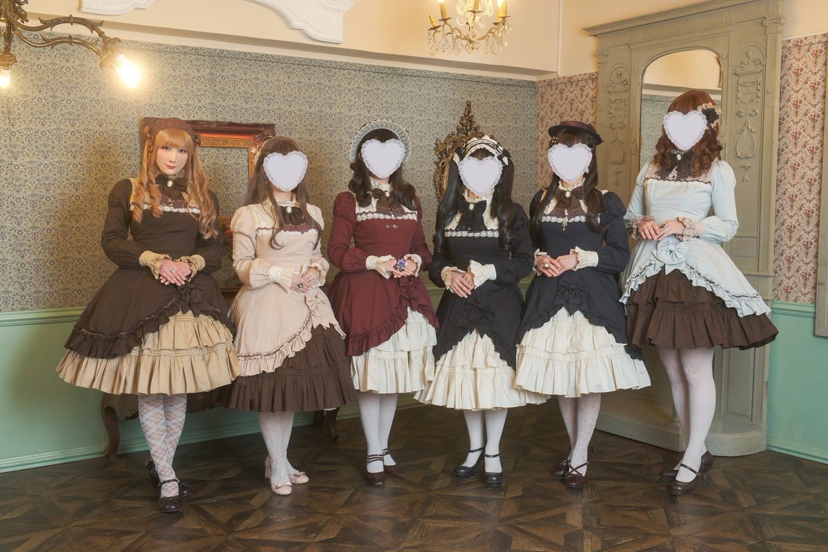 ?メアリーマグダレン? ♡プティフールドレス♡ 全色揃って撮影して 
