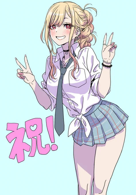 去年描いた喜多川さん2 #喜多川海夢生誕祭2024 